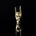 Dekoracja, figurka Dłoń Rock and Roll złota