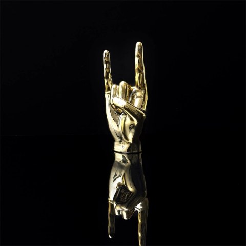 Dekoracja, figurka Dłoń Rock and Roll złota