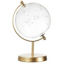 Dekoracja szklany globus Constellations złoty