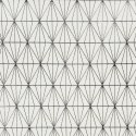 Obrus Geometric Dore biały/srebrny 140x250cm