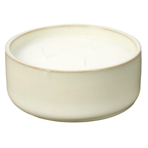 Świeca Glaze XL w ceramice biała