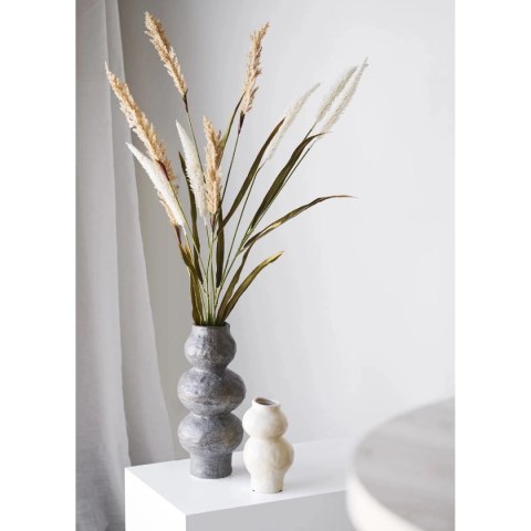 Wazon ceramiczny szaro-brązowy