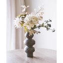 Wazon ceramiczny szaro-brązowy