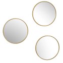 Zestaw 3 luster Toronto złotych, okrągłych 26cm