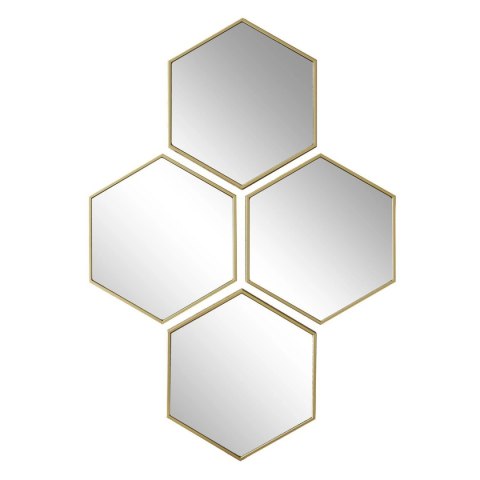 Zestaw 4 luster Diamond złoty