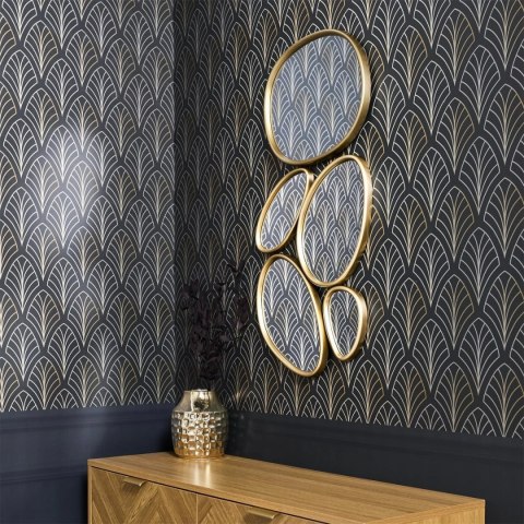 Zestaw 5 luster Organic Shape złote