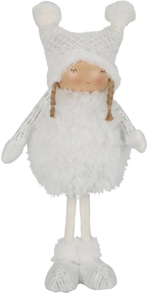 Figurka dekoracyjna Dziewczynka śnieżynka 42cm