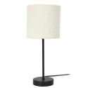 Lampa metalowa z kloszem boucle biała