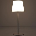 Lampa stołowa USB biała
