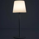 Lampa stołowa USB biała