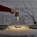Lampka Blanca stołowa LED dotykowa szara