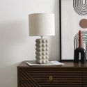 Lampka stołowa Ramil ceramiczna beżowa
