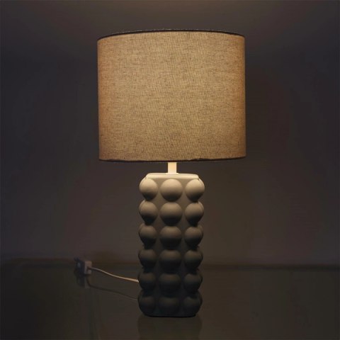 Lampka stołowa Ramil ceramiczna beżowa