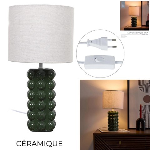 Lampka stołowa Ramil ceramiczna zielona