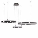 Lampa wisząca ARKADIA LED Trio 40/60/80 cm - tytan