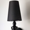 AZZARDO lampa ścienna BAROCO czarna