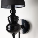 AZZARDO lampa ścienna BAROCO czarna