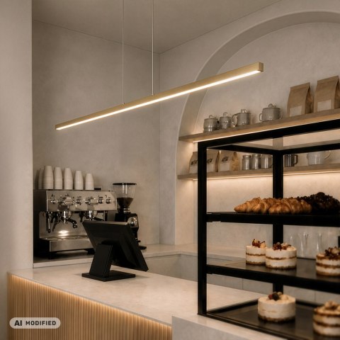 Lampa Liniowa LED Wisząca MERIDA DDXT2000 15W 120cm Złoty CCT