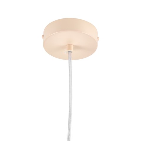 Lampa wisząca MODERNO 80 cm -kremowa z białymi kloszami