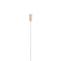 Lampa wisząca MODERNO 80 cm -kremowa z białymi kloszami