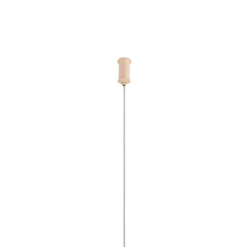 Lampa wisząca MODERNO 80 cm -kremowa z białymi kloszami