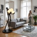 MOOSEE lampa podłogowa HUMAN czarna