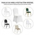 Zestaw 6 krzeseł bankietowych HEBE + 6 pokrowców WEDING