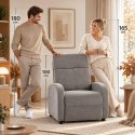 Fotel RELAX PREMIUM jasny szary