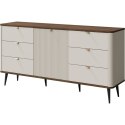 Komoda 1D6SZ APERTA 09 kaszmir / orzech
