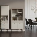 Komoda 3D3SZ APERTA 10 kaszmir / orzech