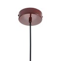 Lampa wisząca MODERNO 80 cm - burgundowa z białymi kloszami
