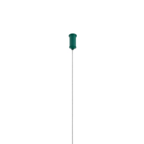 Lampa wisząca MODERNO 80 cm -szmaragdowa z białymi kloszami