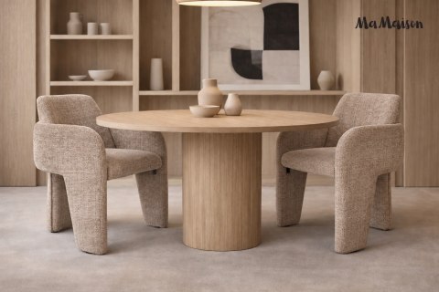MaMaison krzesło LAUREN beżowe / taupe