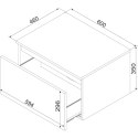 Szafka pod umywalkę 1SZ 60 LERMA 01 kaszmir