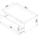 Szafka pod umywalkę 1SZ 80 LERMA 02 biały mat