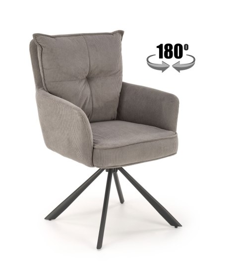 K528 krzesło popielaty
