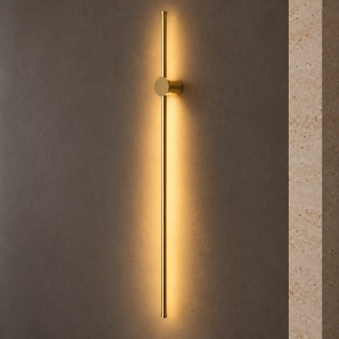 Lampa ścienna SPARO 100 cm LED, złoty połysk