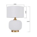 Light Prestige Lampa stołowa Tamiza 48 cm biała 1xE27
