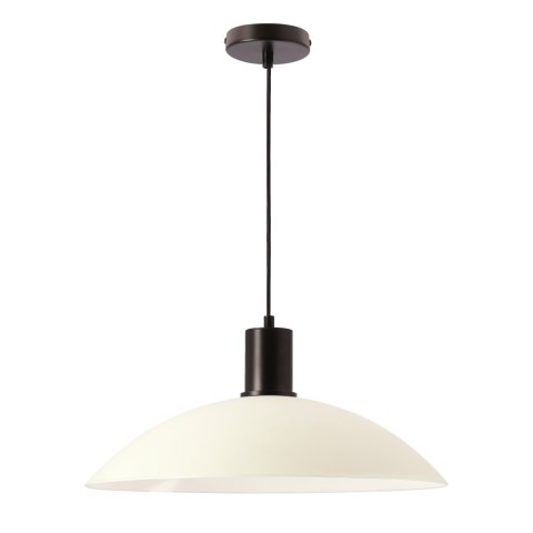TEDIN lampa wisząca czarny 1x15 GU10 klosz biały