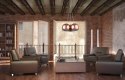 Light Prestige Lampa wisząca Rame miedziana 3xE14