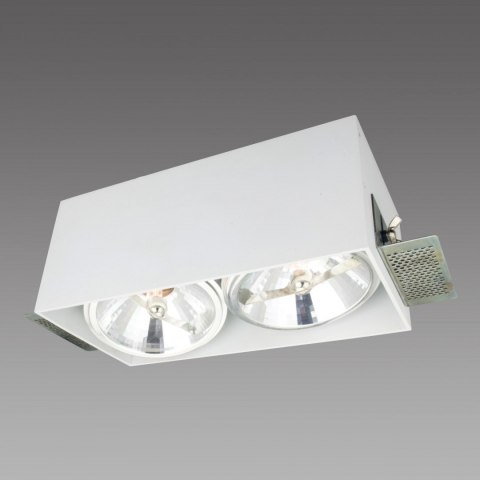 Light Prestige Oprawa podtynkowa Corleto biała 2xG9