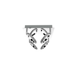 Light Prestige Plafon Carrara srebrny LED 3000K