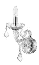 Light Prestige Kinkiet Cristallo srebrny 1xE14
