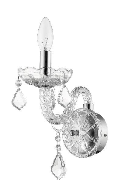 Light Prestige Kinkiet Cristallo srebrny 1xE14