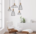 Light Prestige Lampa wisząca Moderno czarno - brązowa1xGU10