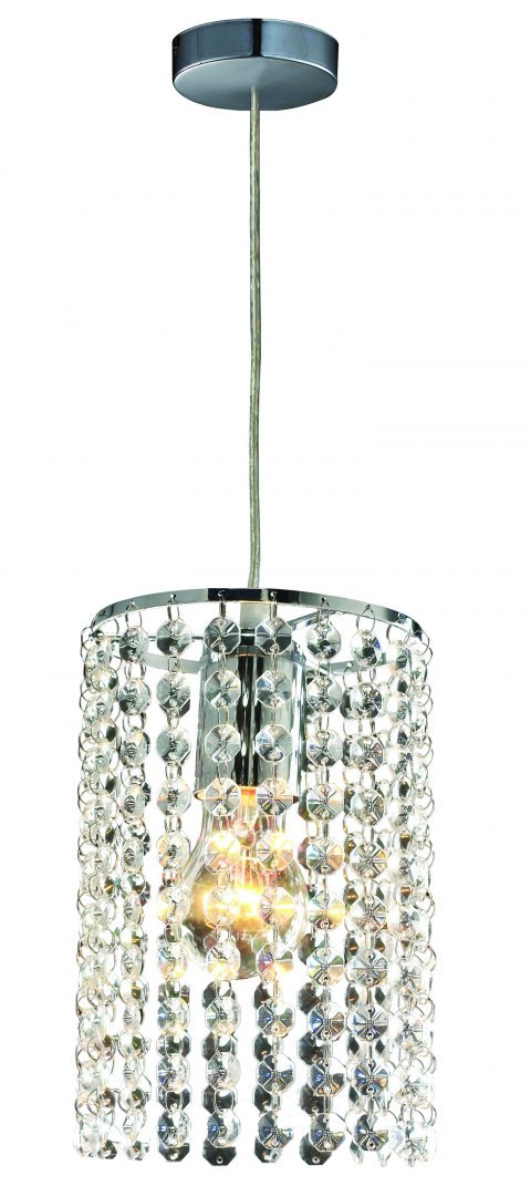 Light Prestige Lampa wisząca Bright Star srebrna 5xE27