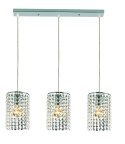 Light Prestige Lampa wisząca Bright Star srebrna 5xE27