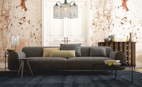 Light Prestige Lampa wisząca Bright Star srebrna 5xE27