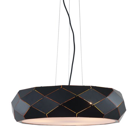 Light Prestige Lampa wisząca Reus czarna 3xE27