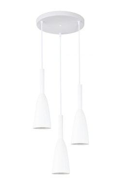 Light Prestige Lampa wisząca Solin 3 biała 3xE27